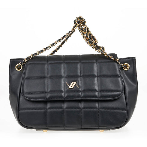 Verde Γυναικεία Τσάντα Ώμου 16-7106 Μαύρο